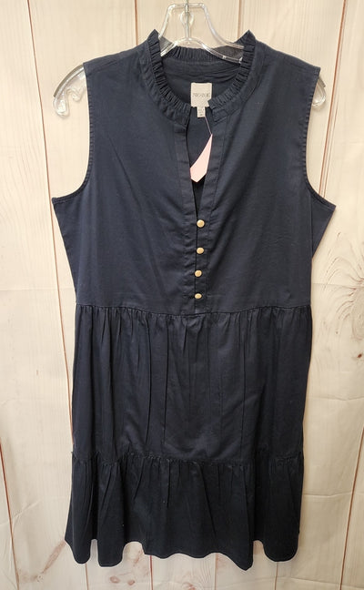 Nic & Zoe Women's Size M Navy Dress