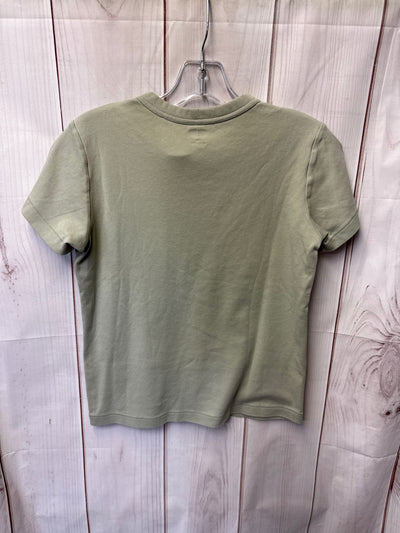 Uniqlo Women's Size S Green Short Sleeve Top