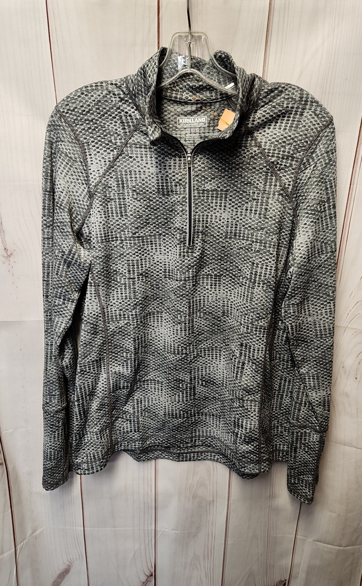 Kirkland Women's Size L Gray Long Sleeve Top