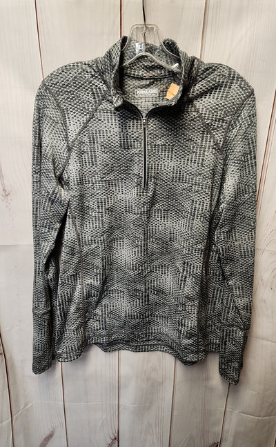 Kirkland Women's Size L Gray Long Sleeve Top