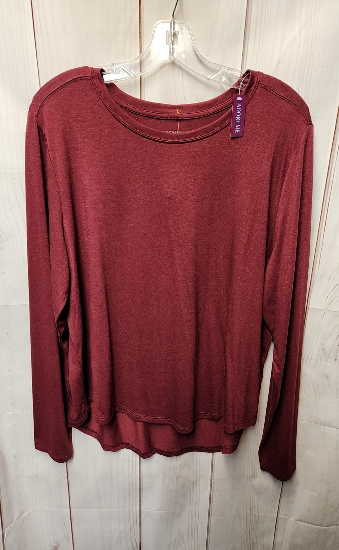 NWT Adore Me Women's Size XL Red Long Sleeve Top