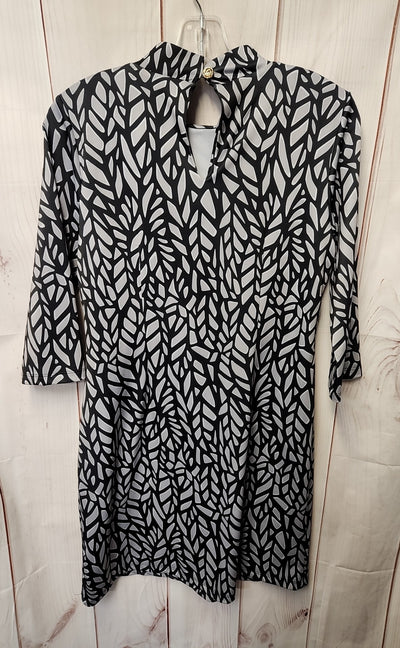 Katherine Way Women's Size S Black & Gray Dress