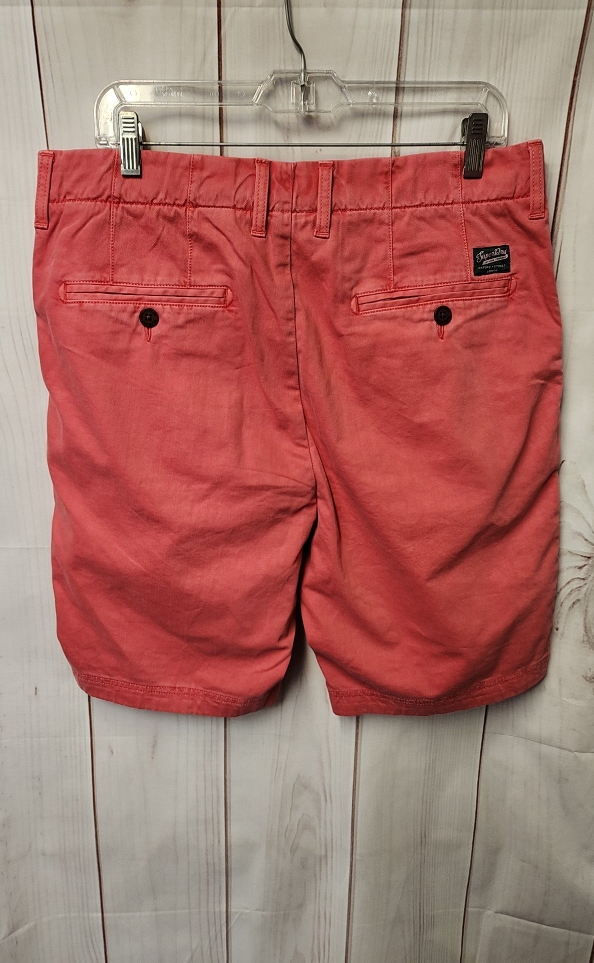 Superdry Men's Size 34 Red Shorts