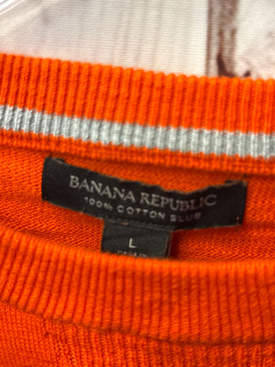 Banana Republic Men's Size L Orange Shirt