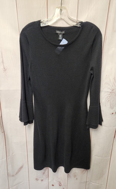 Adrienne Vittadini Women's Size M Black Knit Dress