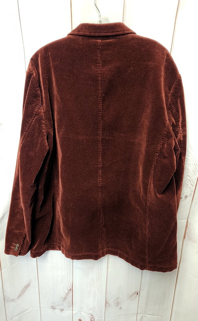 J Crew Men's Size 44 Red Corduroy Sport Coat