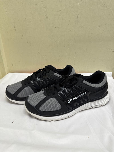NWT HyLan iRunner Chaplin Men's Size 11-1/2 X-Wide Black Sneaker