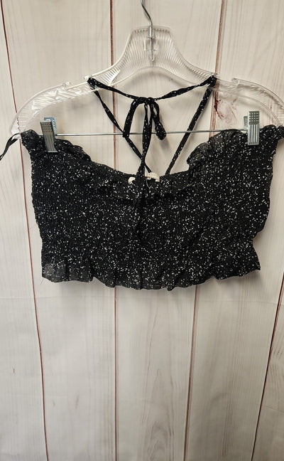 Honey Punch Women's Size L Black Sleeveless Top