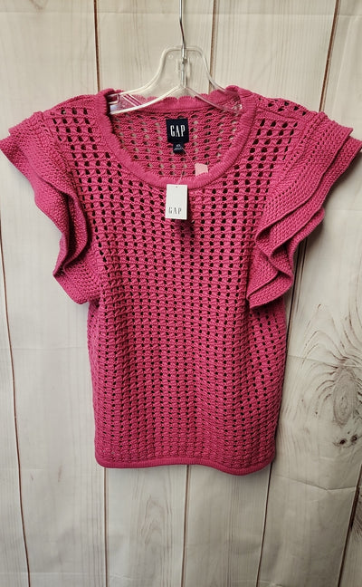 NWT Gap Women's Size XS Pink Knit Short Sleeve Top