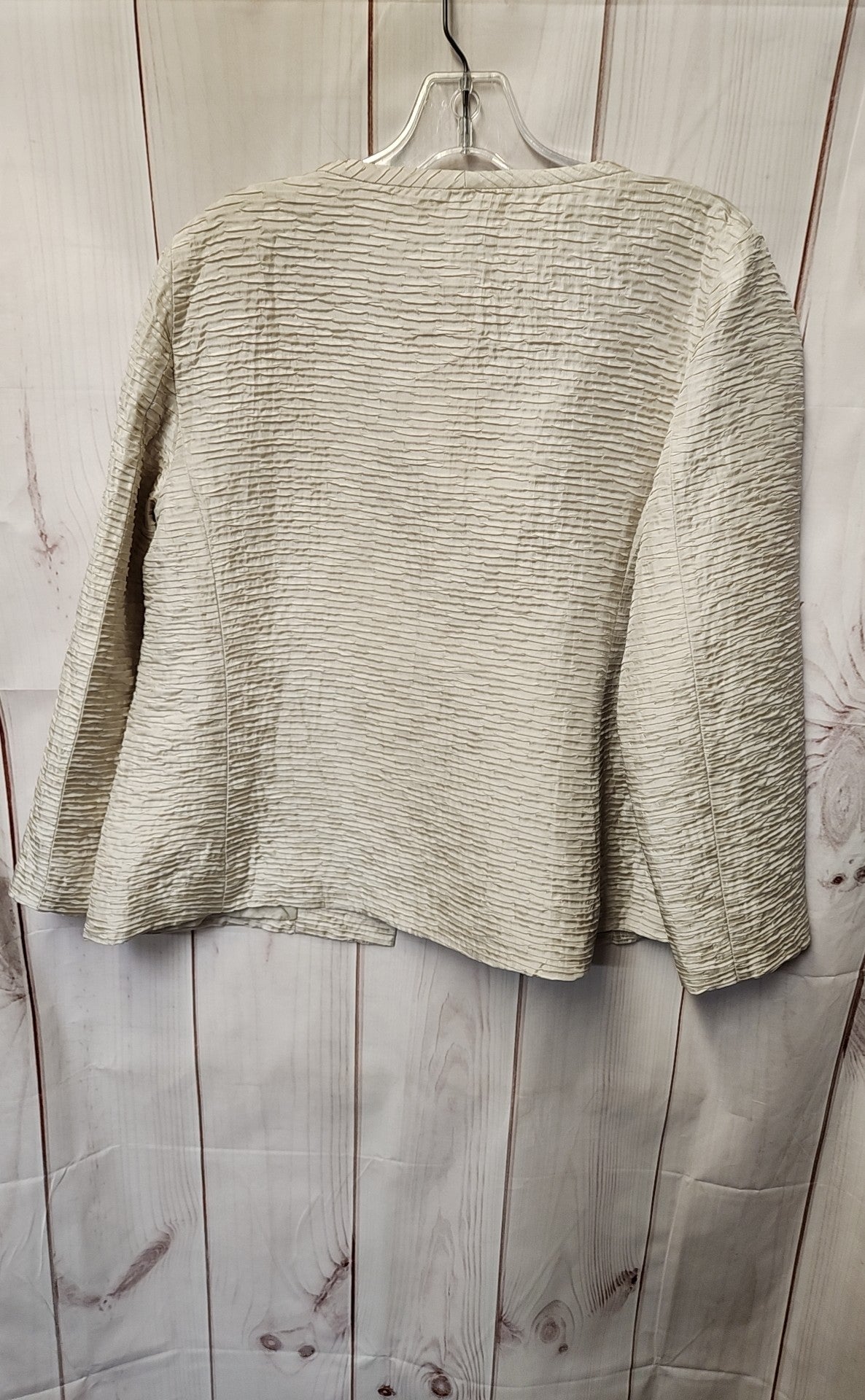 Eileen Fisher Women's Size M Petite Beige Cardigan