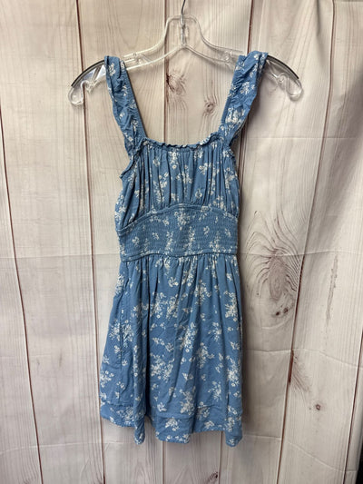 Hollister Women's Size S Blue Floral Dress