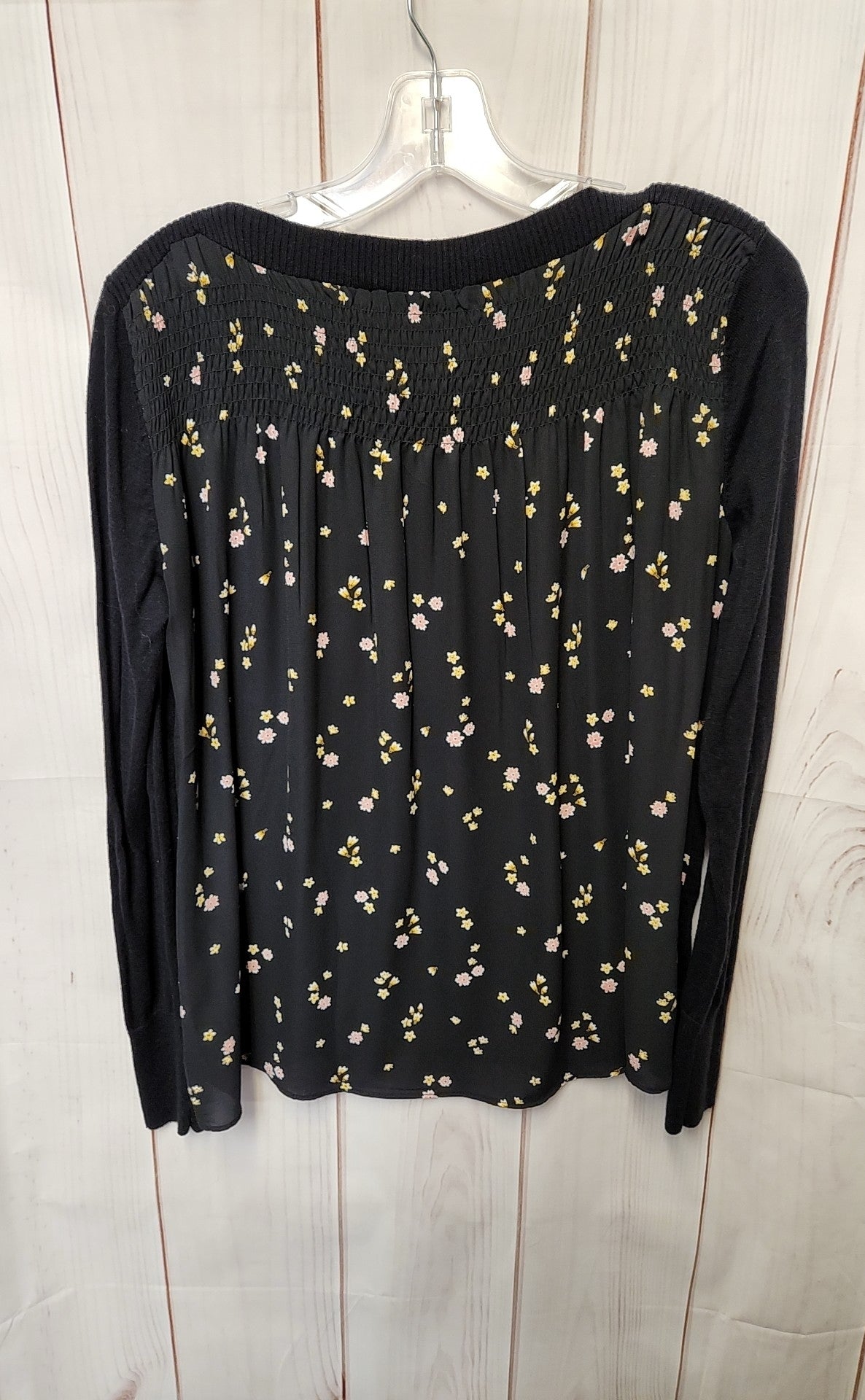 Loft Women's Size XS Black Long Sleeve Top