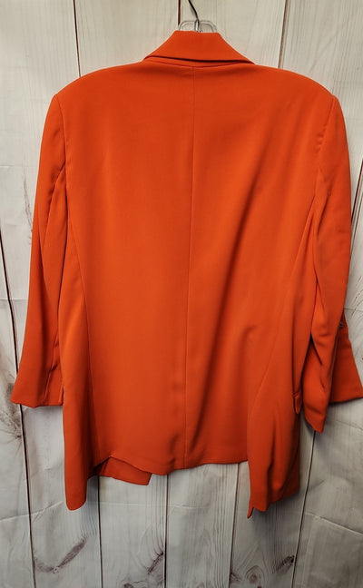 Tahari Women's Size L Orange Jacket