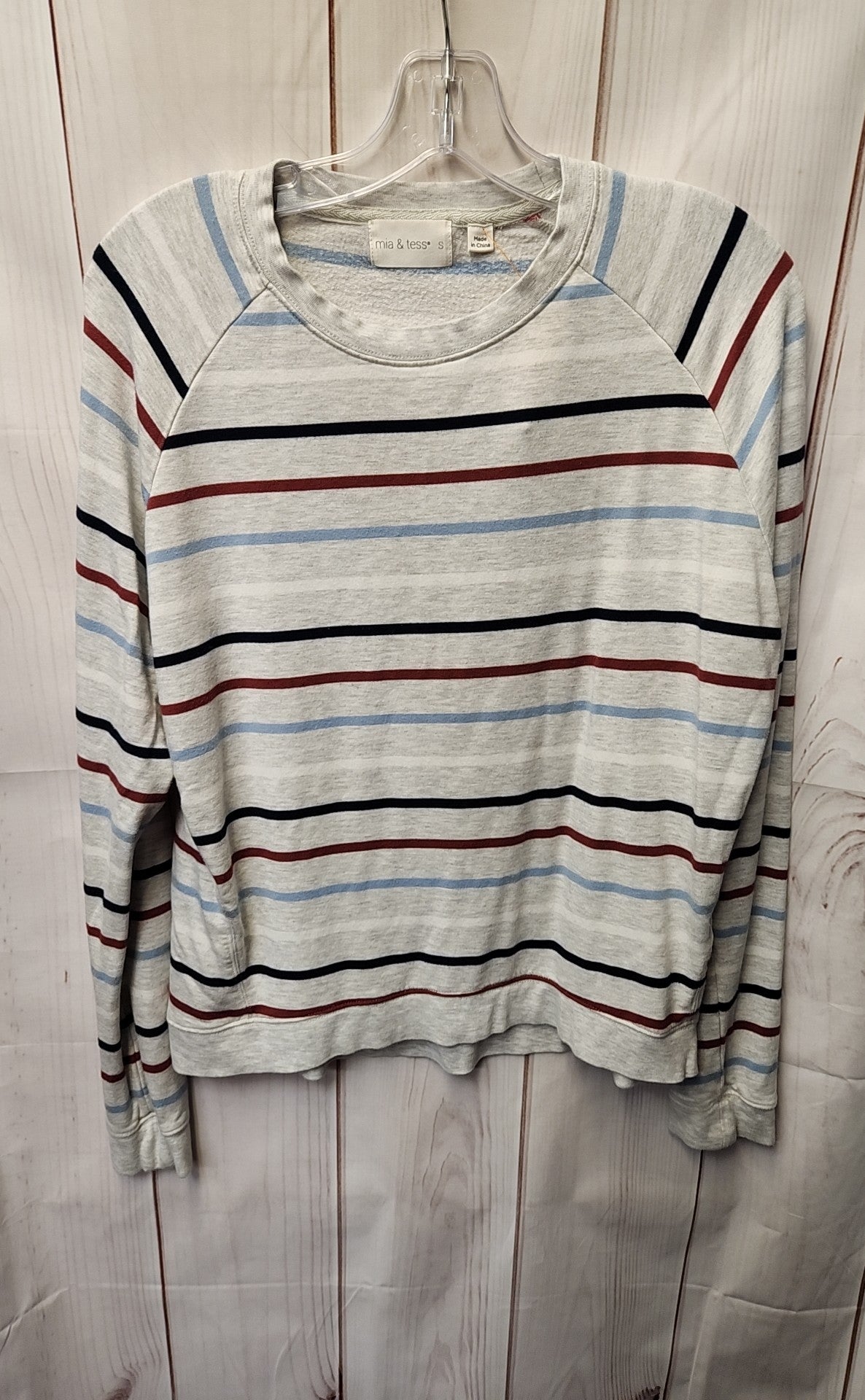 Mia & Tess Women's Size S Gray Sweatshirt