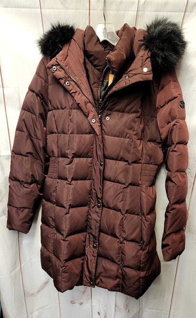 Calvin Klein Women's Size L Brown Coat