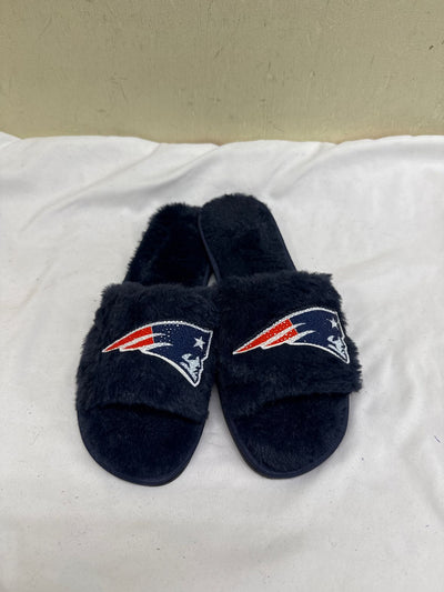 New England Patriots NFL Women's Size S Navy Slippers