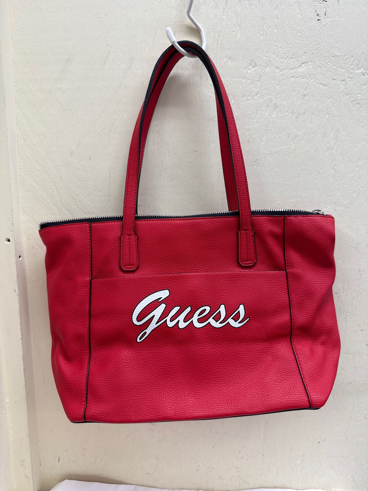 Guess Red Tote Bag