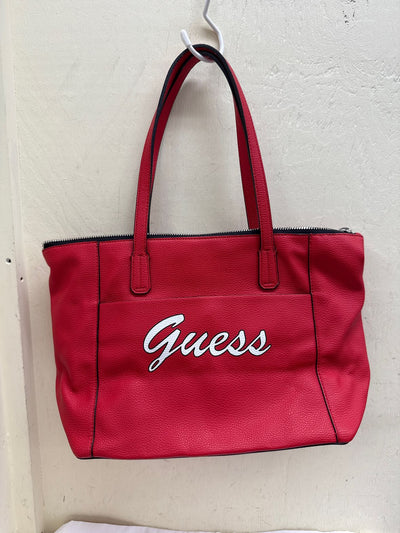 Guess Red Tote Bag