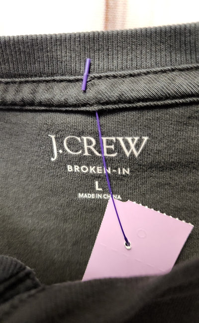 J Crew Men's Size L Black Shirt
