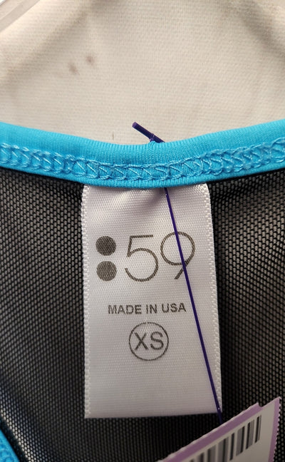 Splits59 Women's Size XS Blue Sleeveless Top