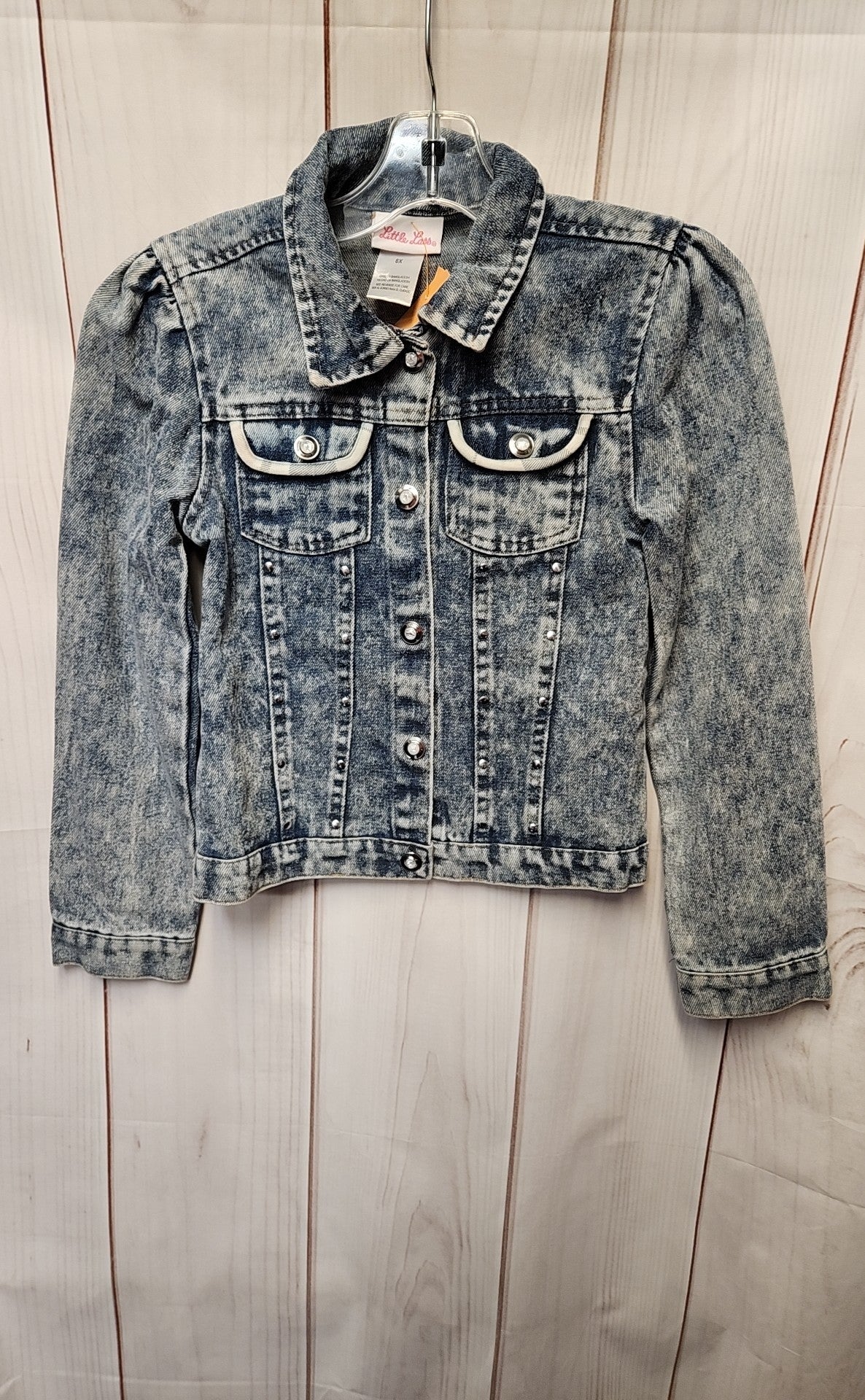 Little Lass Girl's Size 6 Blue Jacket