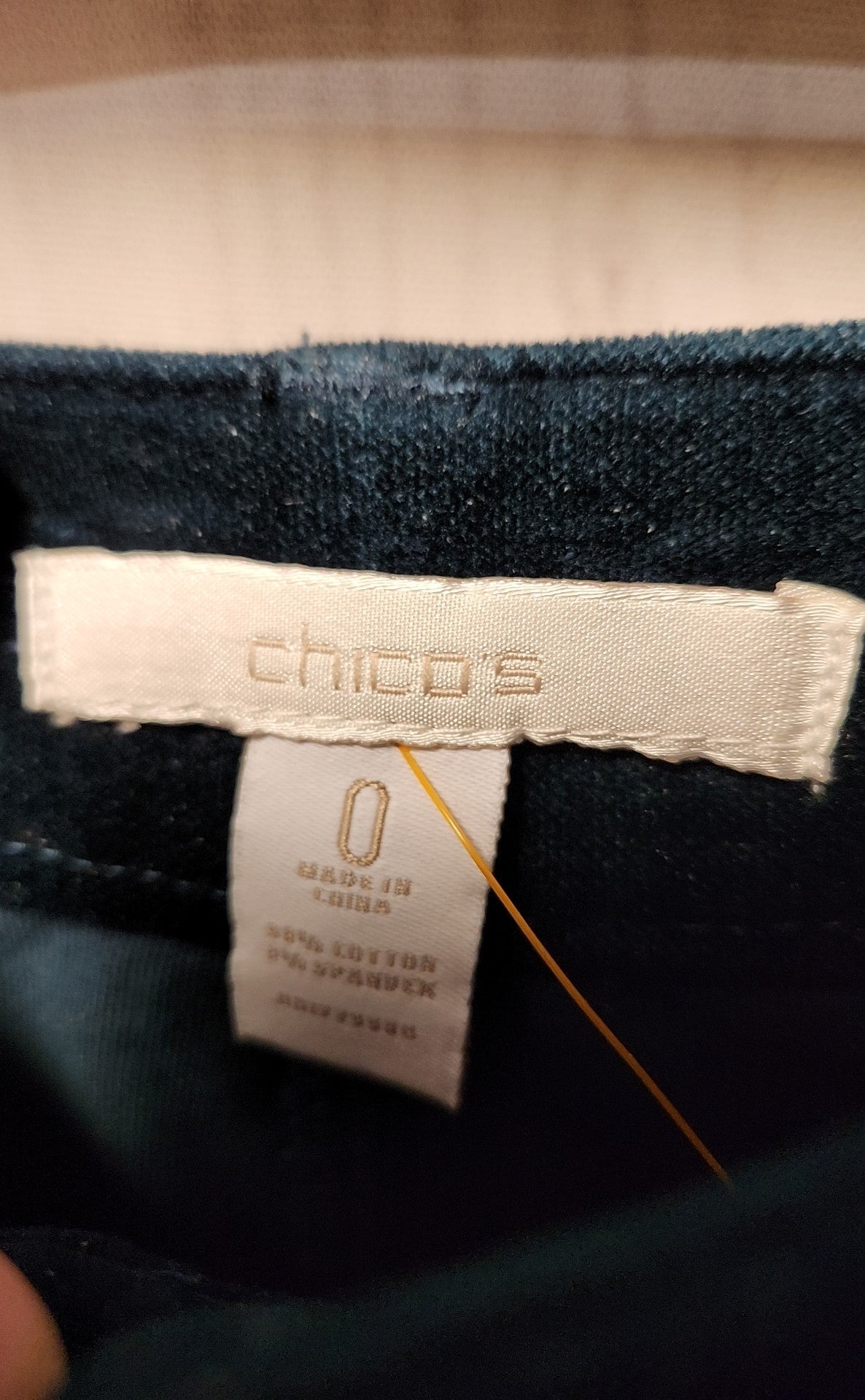 Chico's Women's Size 0 = US 4 Teal Pants