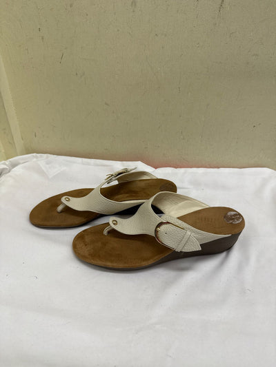 Aerosoles Women's Size 8 White Sandals Shoes