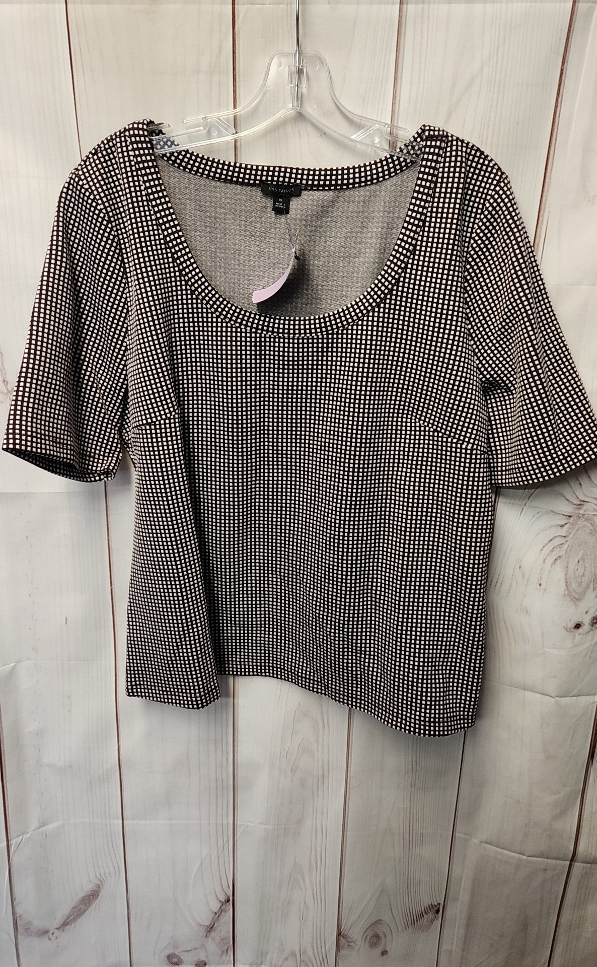 Ann Taylor Women's Size XL Purple Short Sleeve Top