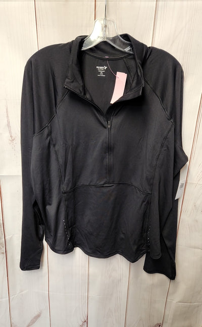 NWT Old Navy Women's Size XXL Black Active Jacket