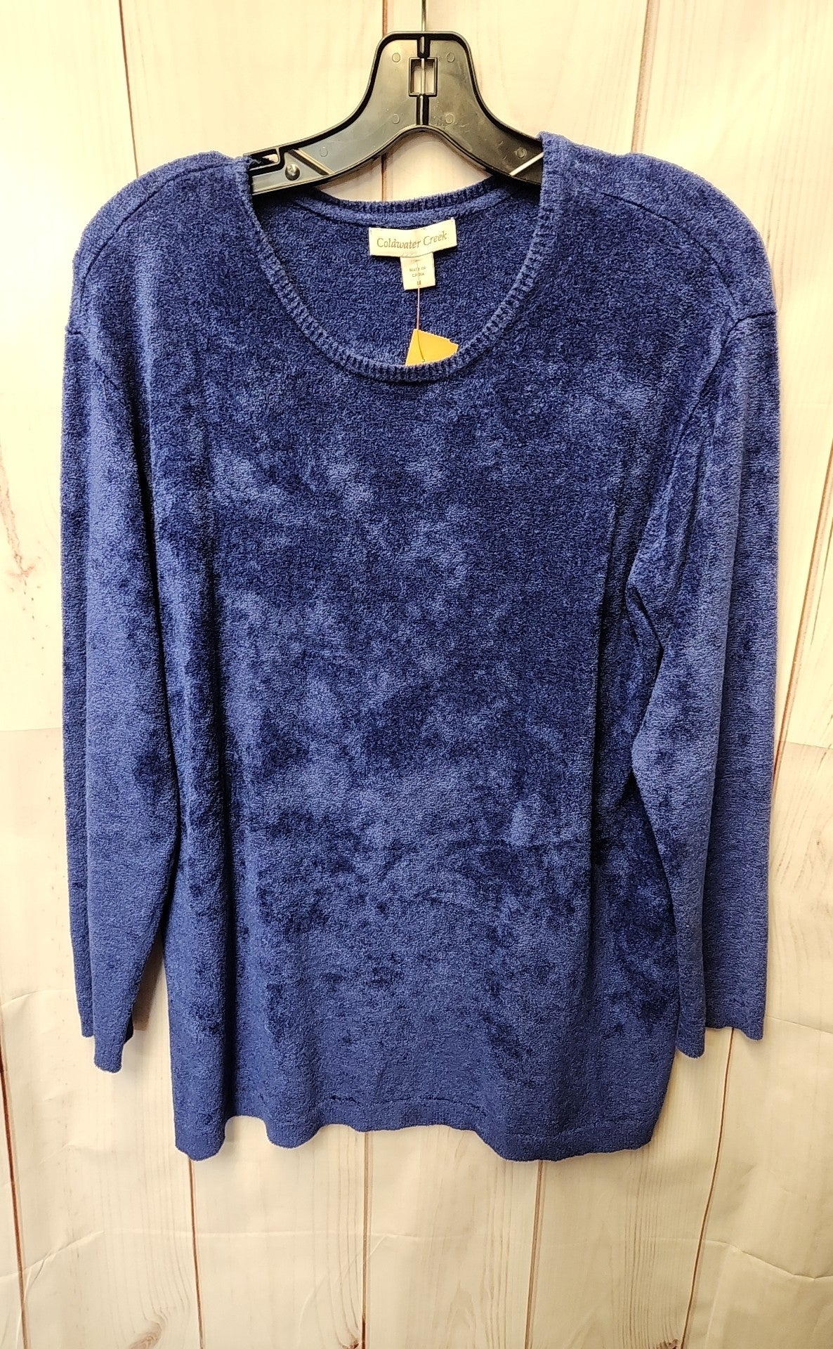 Coldwater Creek Women's Size M Blue Sweatshirt