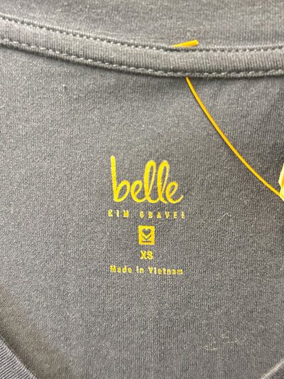 Belle by Kim Gravel Women's Size XS Navy 3/4 Sleeve Top