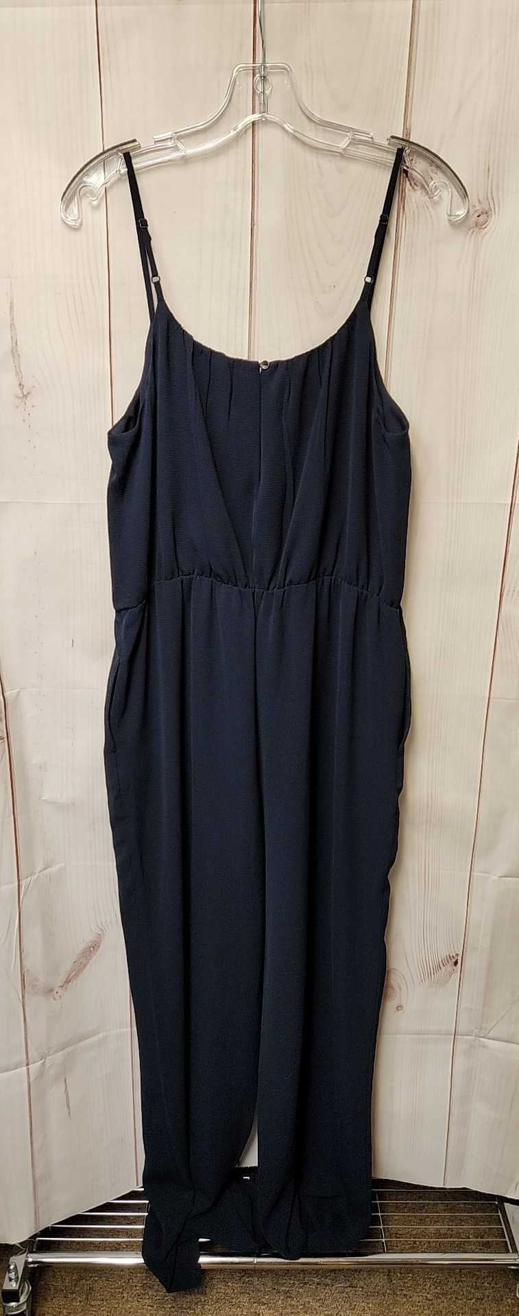 Charles Henry Women's Size L Navy Jumpsuit