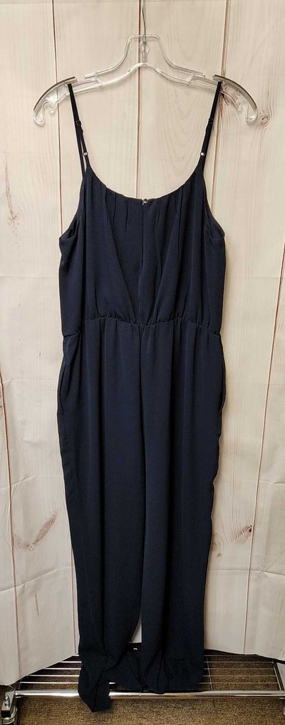 Charles Henry Women's Size L Navy Jumpsuit