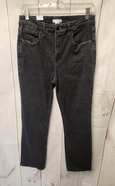 Good American Women's Size 30 (9-10) Black Jeans