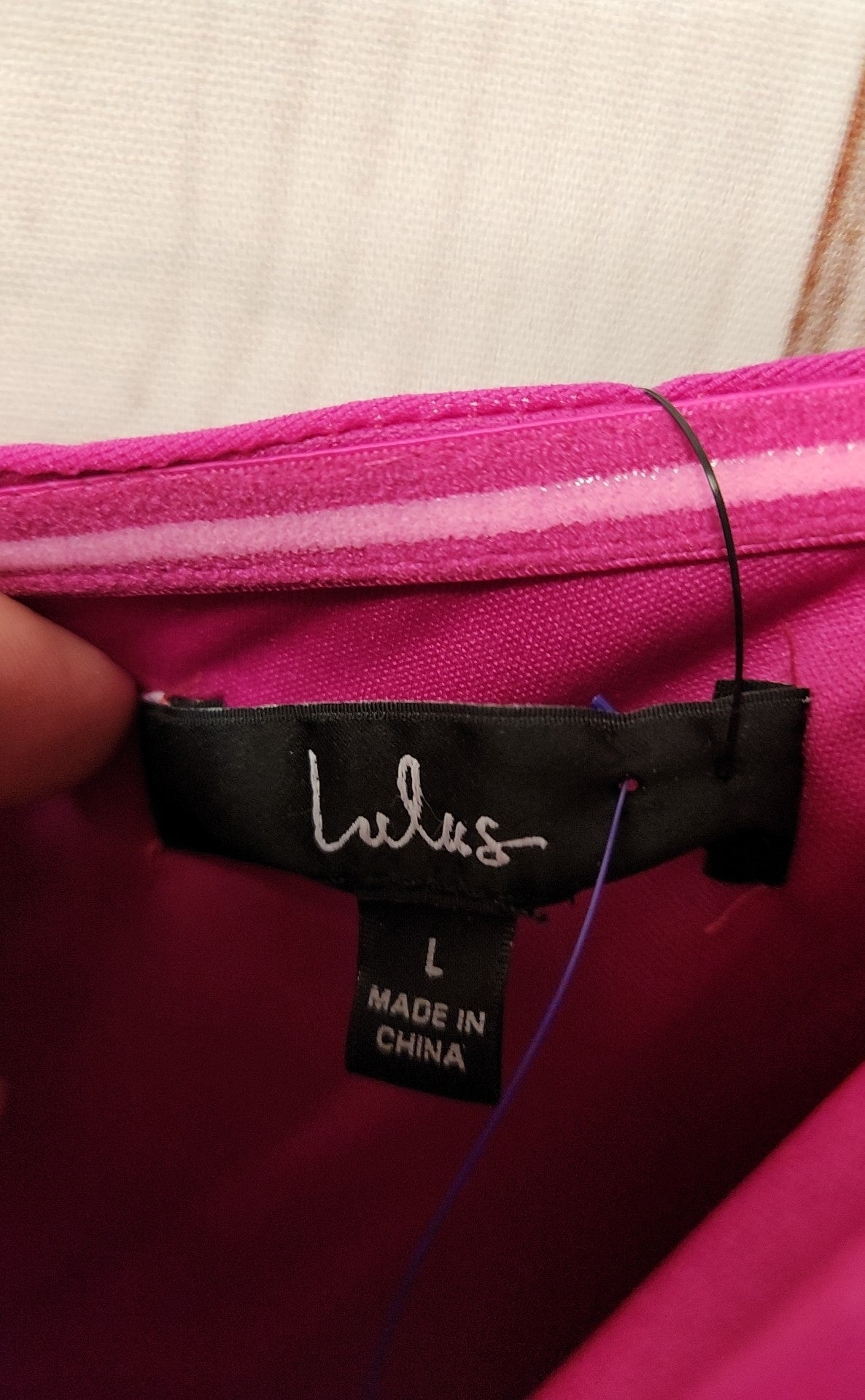 NWT Lulus Women's Size L Pink Dress