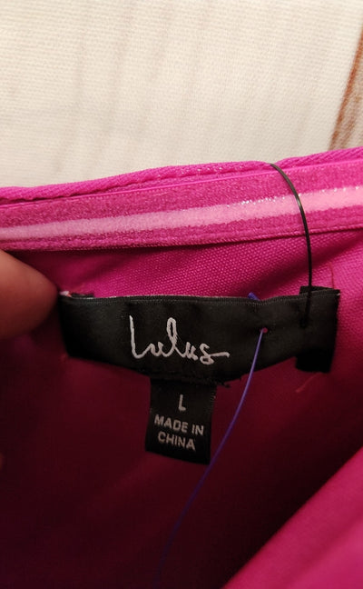 NWT Lulus Women's Size L Pink Dress