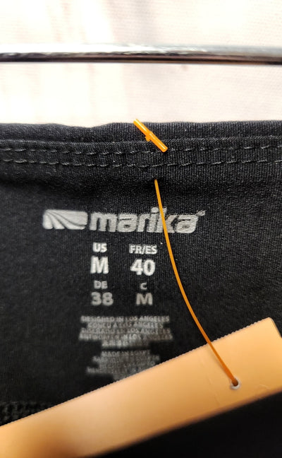 NWT Marika Women's Size M Black Leggings