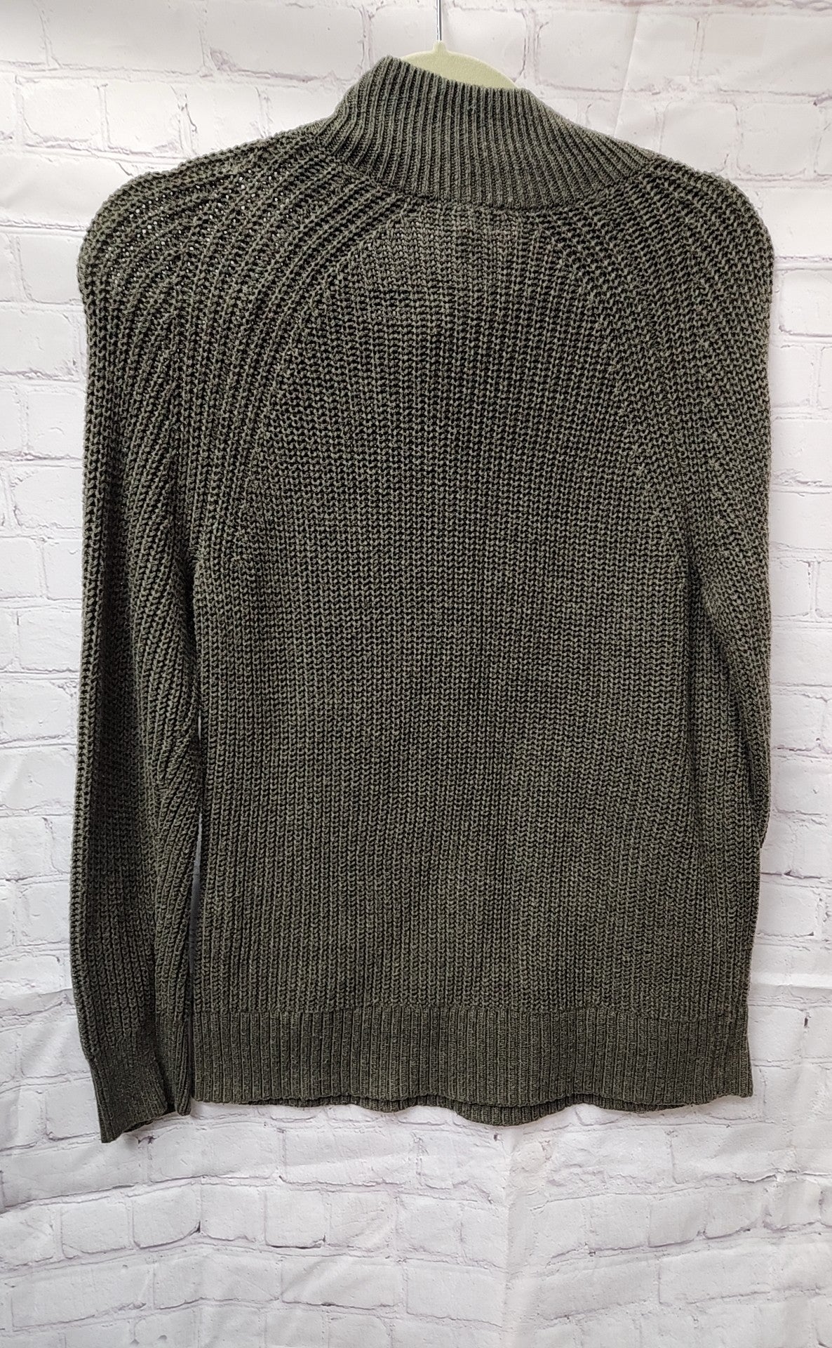 Market & Spruce Women's Size L Petite Green Sweater