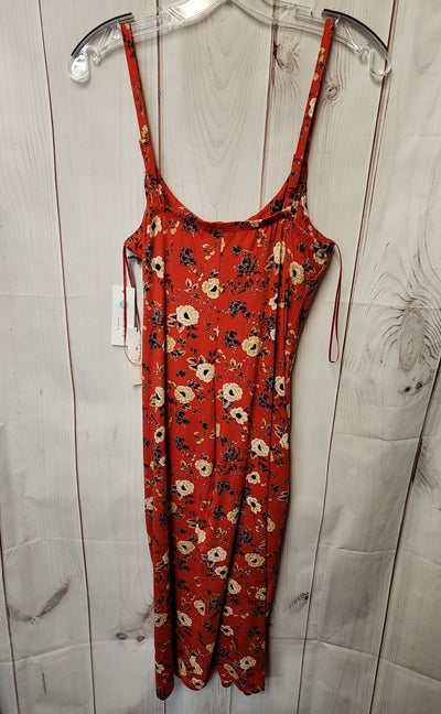 NWT Nine Britton Women's Size M Red Floral Dress