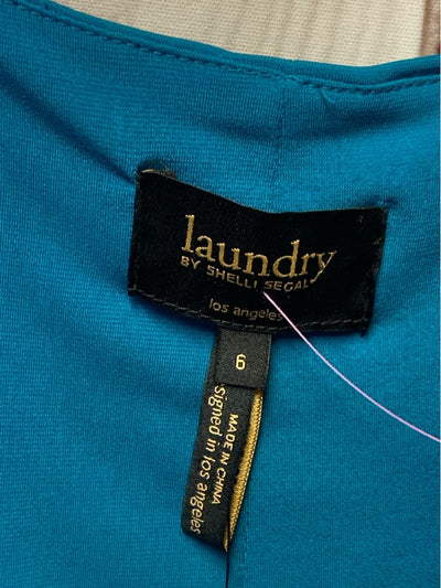 NWT Laundry Women's Size 6 Teal Dress