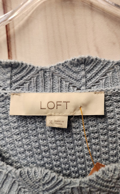 Loft Women's Size XL Light Blue Sweater