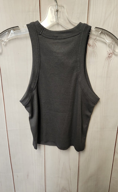 So Women's Size S Gray Sleeveless Top