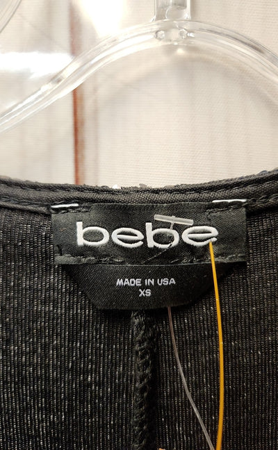 NWT Bebe Women's Size XS Black Jumpsuit