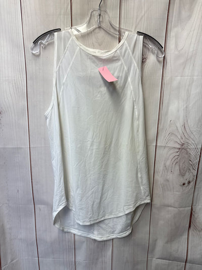 Lululemon Women's Size 8 White Sleeveless Top