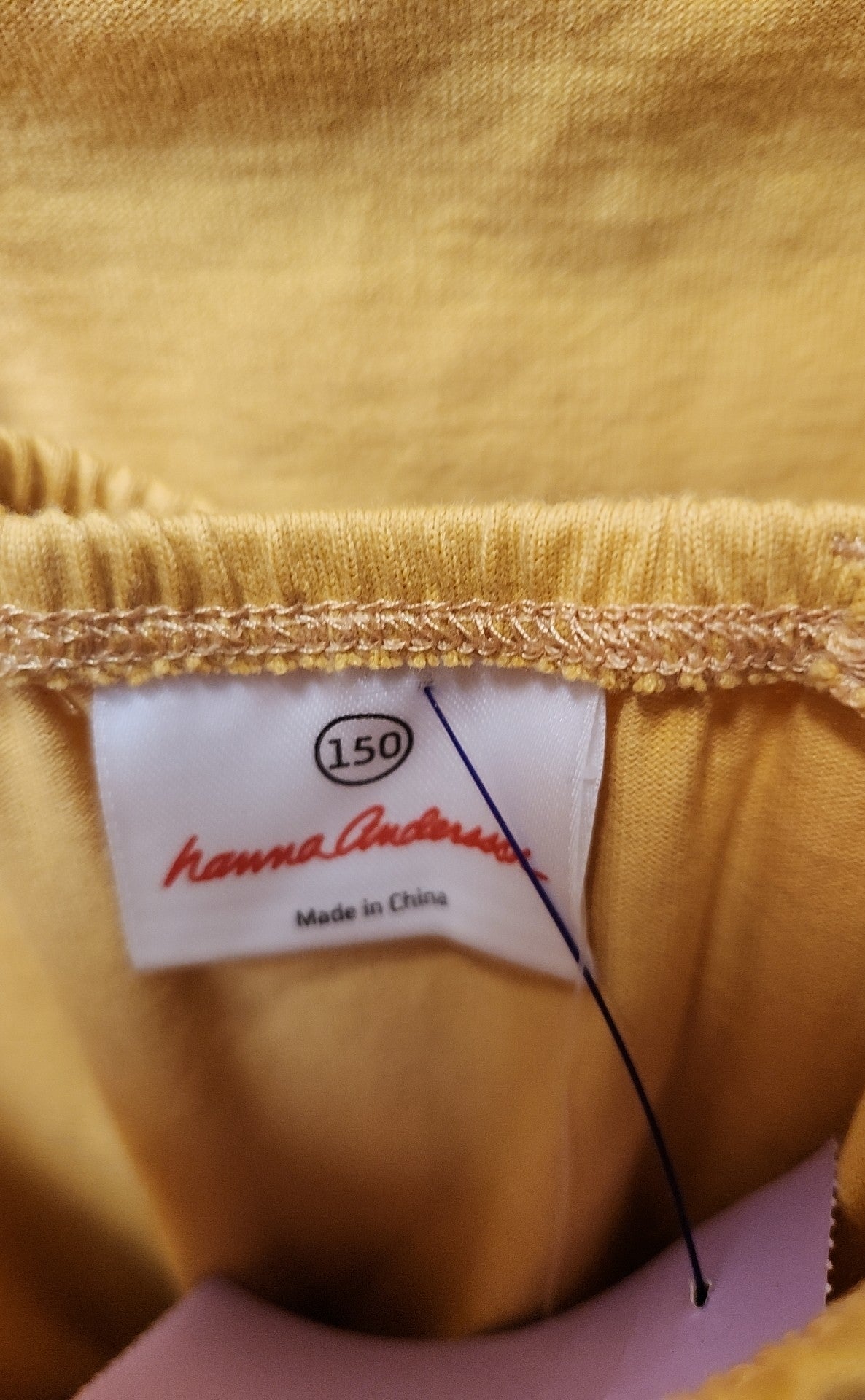 NWT Hanna Andersson Girl's Size 150 = US 12 Yellow Dress