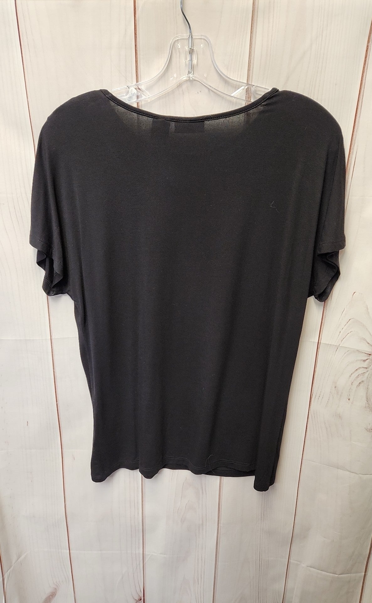 Tahari Women's Size S Black Short Sleeve Top
