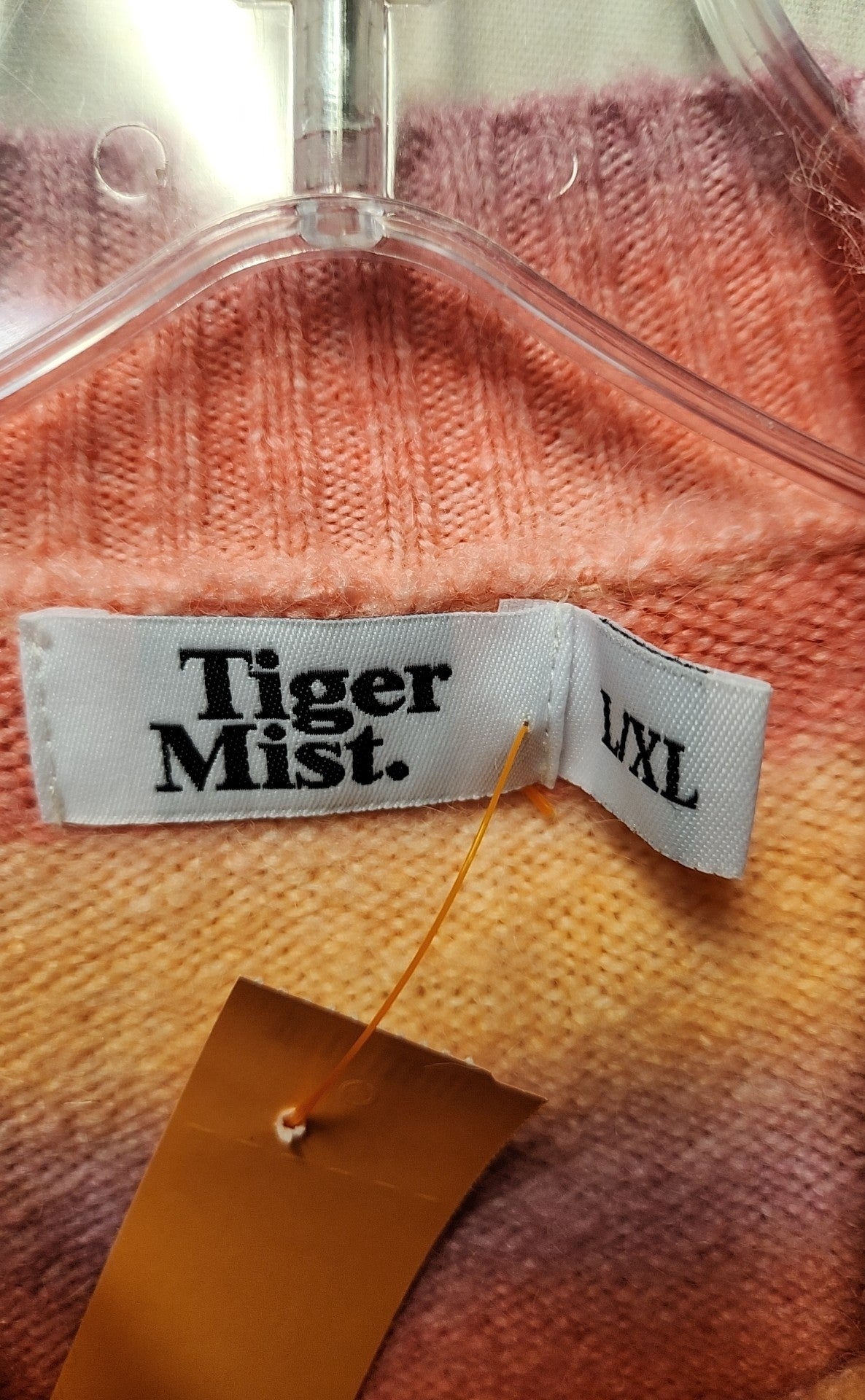 Tiger Mist Women's Size L/XL Pink Sweater