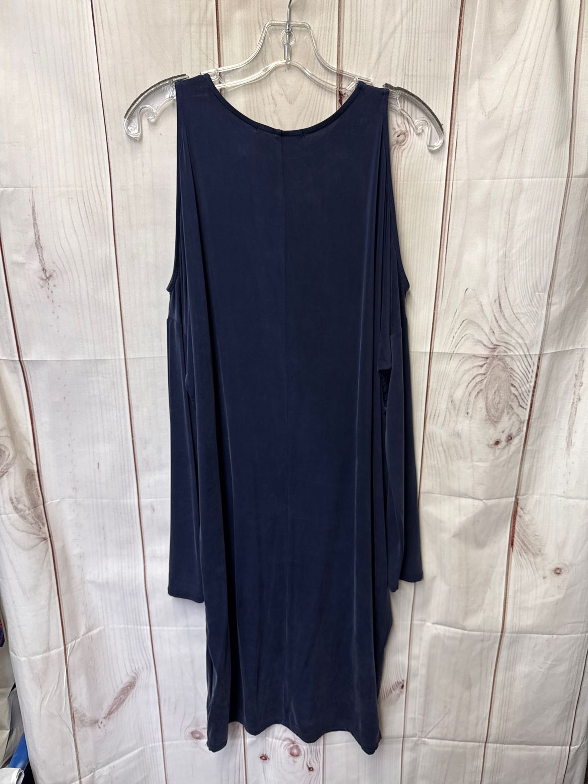 NWT Eri & Ali Women's Size M Navy Cold Shoulder Dress