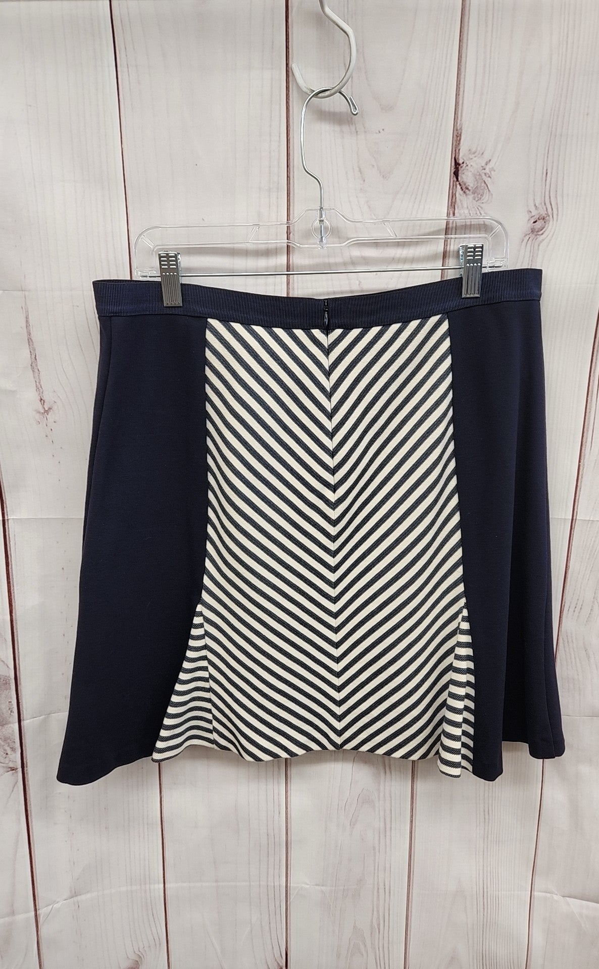 Ann Taylor Women's Size 14 Navy & White Skirt