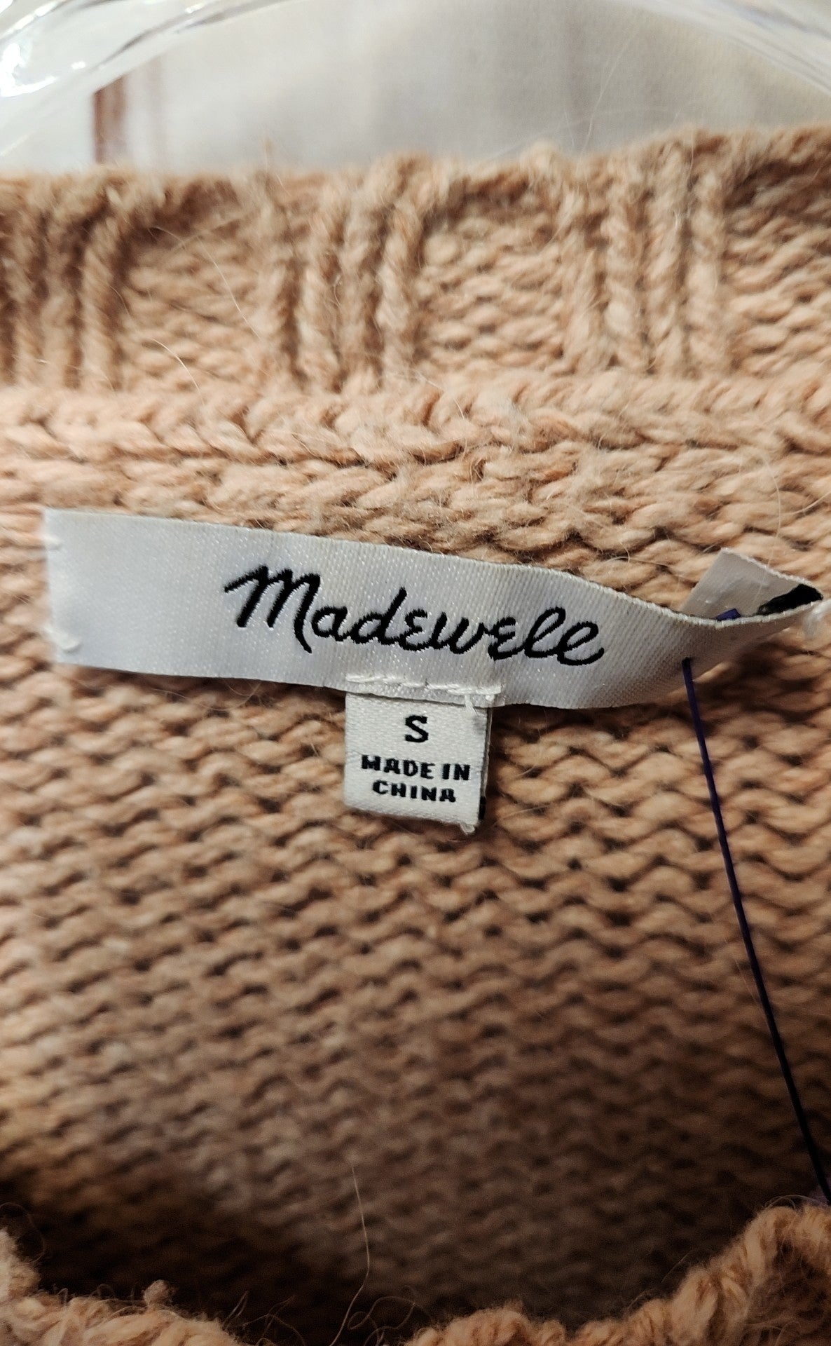 Madewell Women's Size S Brown Sweater